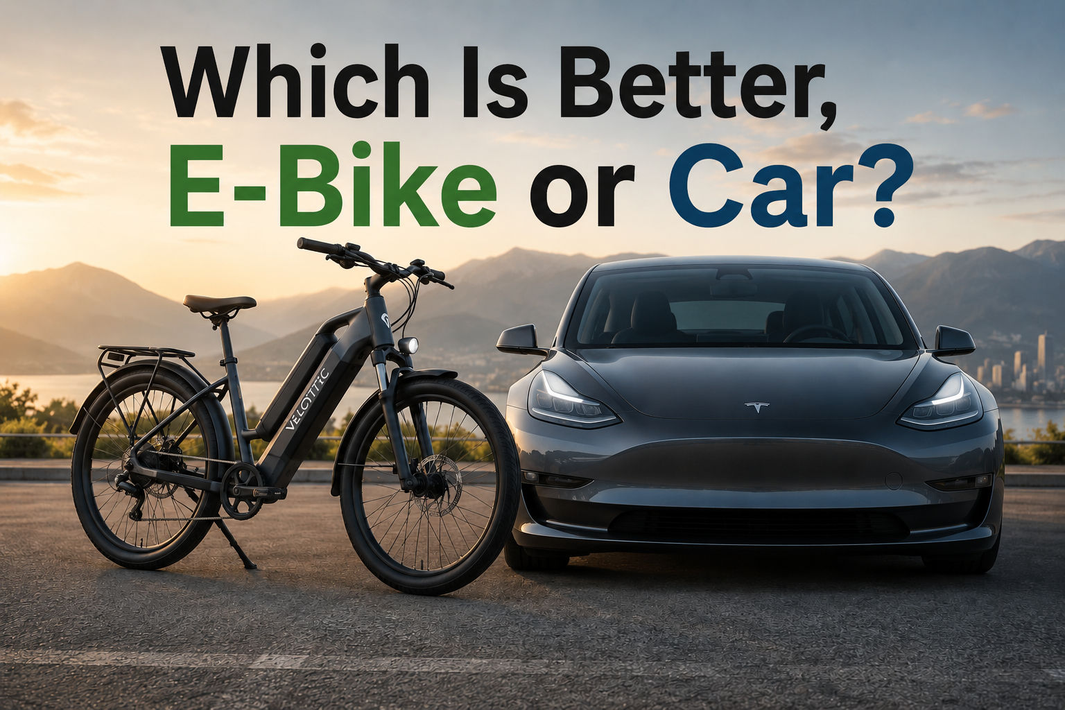Which Is Better, E-Bike or Car? Complete Comparison Guide