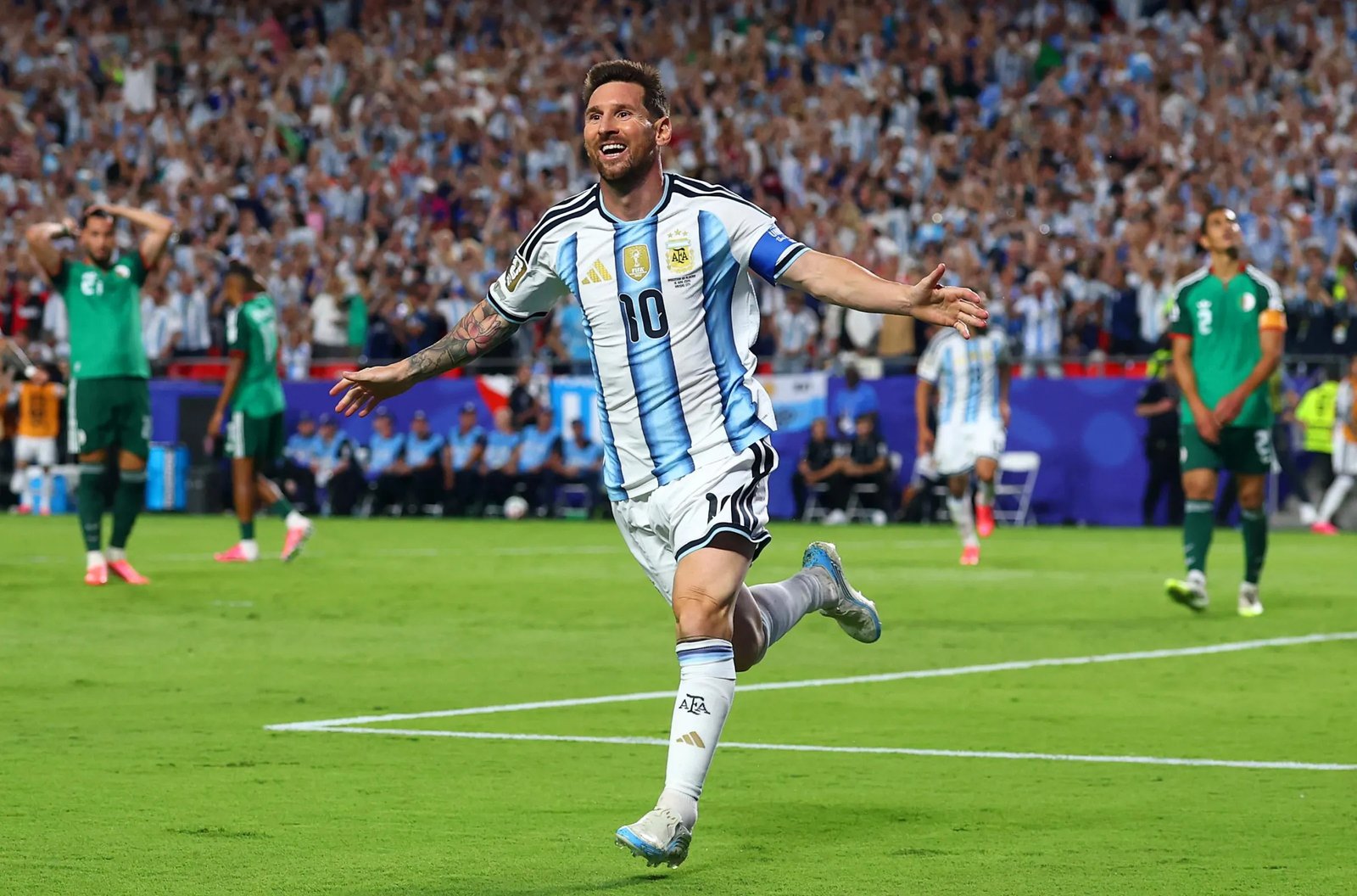 Lionel Messi Creates History with Hat-Trick Against Algeria